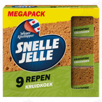 Snelle Jelle Kruidkoek Naturel Mega 9-Pack 