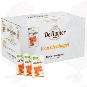 De Ruijter Vruchtenhagel Portieverpakking 120 x 15g