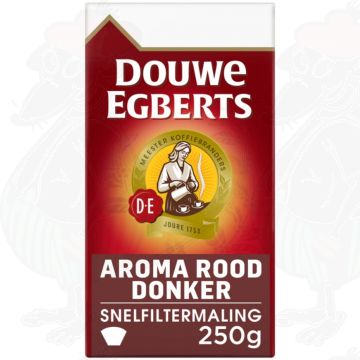 Douwe Egberts Aroma Rood Donker Café Filtre 250 g