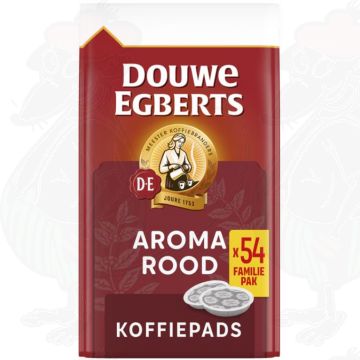 Douwe Egberts Aroma Rood Dosettes de Café Format Familial 54 pièces 375 g