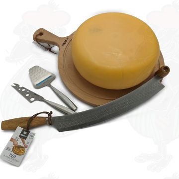 Fromage avec outils