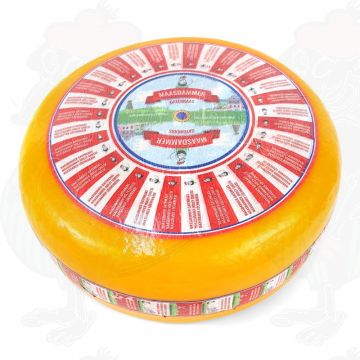 Fromage troué Maasdammer | Qualité Supplémentaire | Fromage entier 12,5 kilos