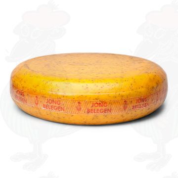 Fromage au cumin jeune affiné | Qualité Supplémentaire | Fromage entier 11 kilos