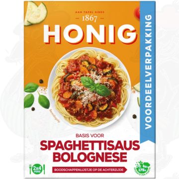 Honig Maaltijdmix voor Spaghettisaus Bolognese Dubbelpak 2 x 41 g
