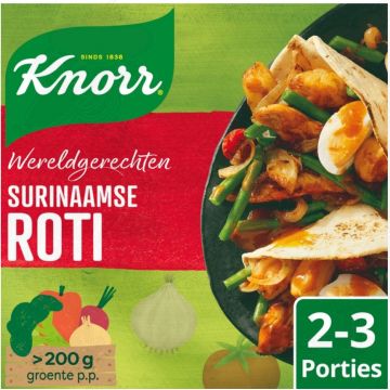 Knorr Wereldgerechten Maaltijdpakket Surinaamse Roti 230 g