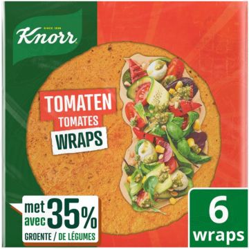 Knorr Wraps Tomaten 6 stuks