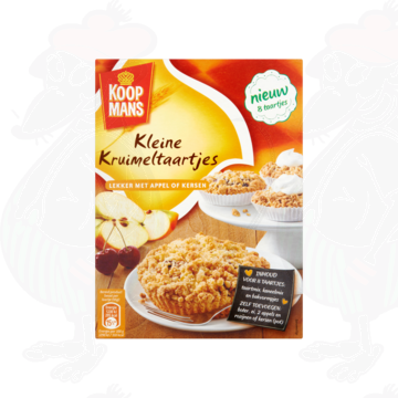 Koopmans Mix voor 8 Kleine Kruimeltaartjes 330g