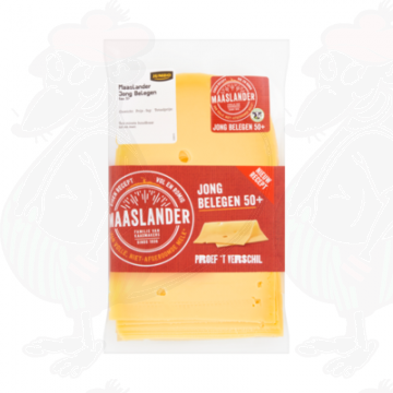 Fromage en tranches Maaslander fromage Jeune affiné 50+ | 200 grammes en tranches