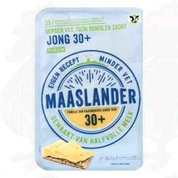 Fromage en tranches Maaslander cheese Young 30+ | 200 grammes en tranches