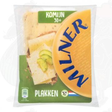 Fromage en tranches Fromage Milner Cumin 30+ | 150 grammes en tranches