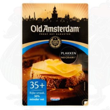 Fromage en tranches Old Amsterdam Cheese 35+ | 140 grammes en tranches
