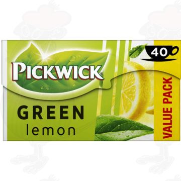 Pickwick Lemon Thé Vert Format Familial 40 Pièces