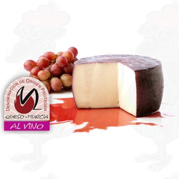 Queso de Murcia al Vino – Fromage de Chèvre à Croûte de Vin
