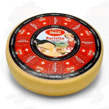 Raclette Suisse Heidi - Fromage à raclette suisse | Fromage entier 6 kg