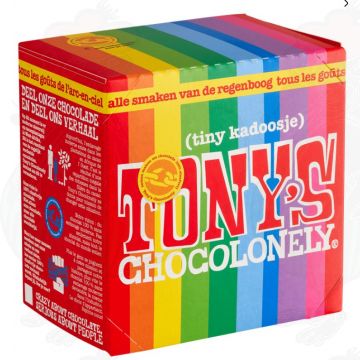 Tony's Chocolonely toutes les Saveurs de l' Arc-en-ciel Chocolade 200 g