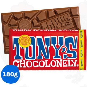 Tony's Chocolonely Lait Chocolade reep 180 g