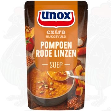 Unox Pouch Soupe Potiron Lentilles 570 ml