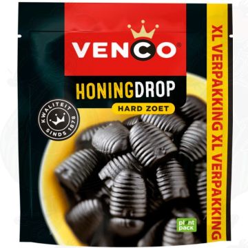 Venco Honingdrop Hard Zoet XL Verpakking 340 g