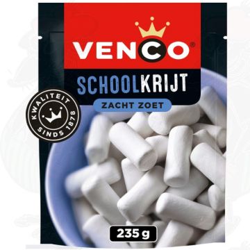 Venco Schoolkrijt drop Zacht Zoet 235g