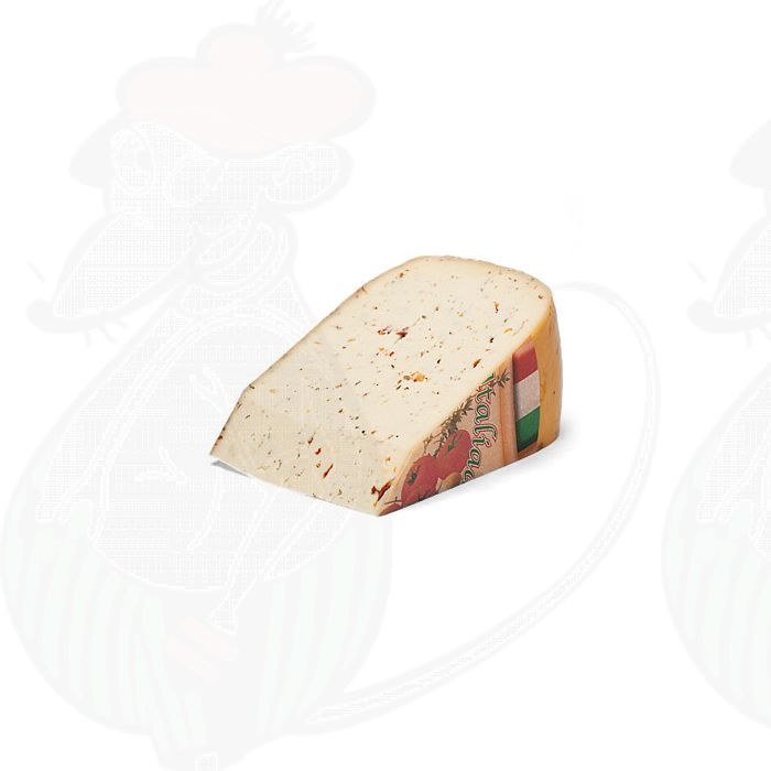 Fromage Gouda aux olives et tomates | Fromage Gouda de qualité supérieure | 1 kilo main product photo