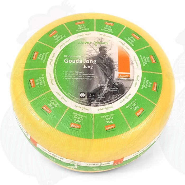 Jeune Gouda Biodynamique - Demeter | Fromage entier 12 kilos main product photo